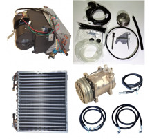 Комплект кондиционера для трактора МТЗ 82.1 c подкапотным конденсатором.